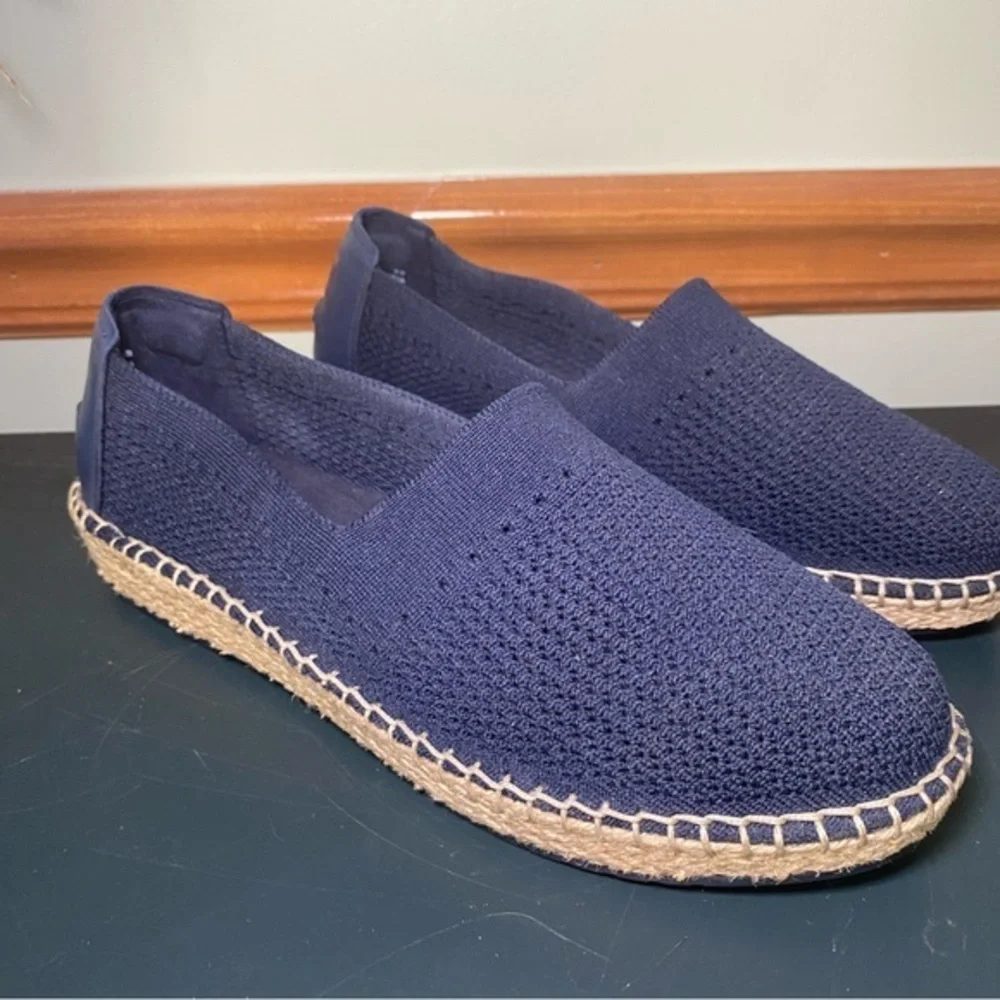 Cole Haan Women's Cloudfeel Espadrille II Slip-On Loafer W29861 Sz‎ 8B Navy Blue